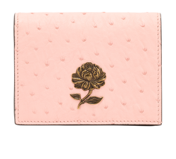 Gucci Garden Purse, Ostrich, Pink, 0416, DB/B, 4*